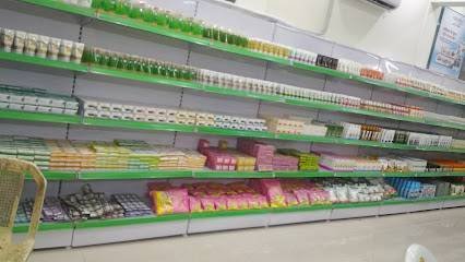 Patanjali Mega Store shelves
