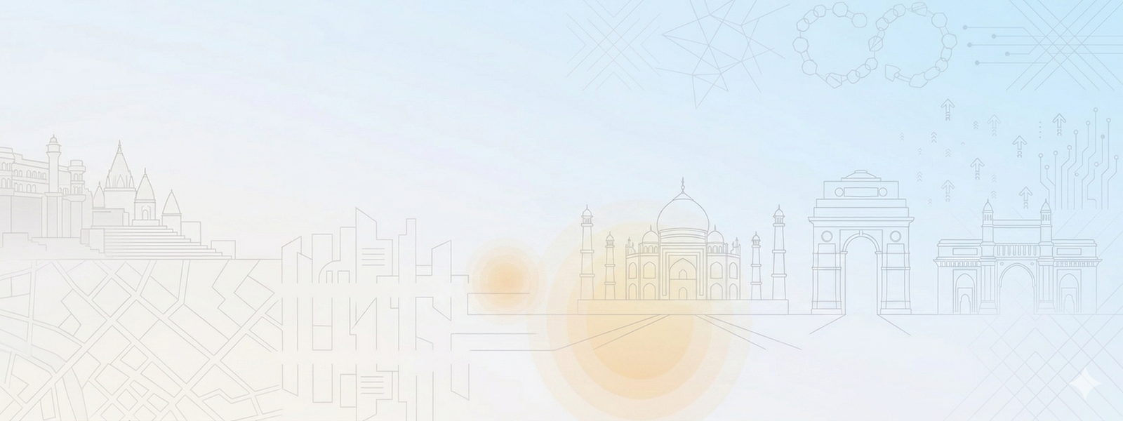India landmarks background featuring iconic monuments and cultural heritage