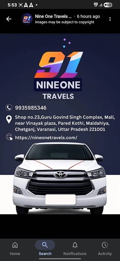 NineOne Travel Agency Varanasi