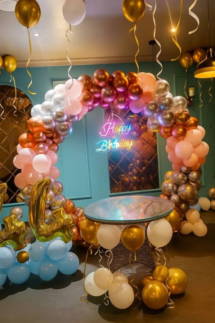 HR Balloon Decoration And Flower Decoration //All Type Events Management